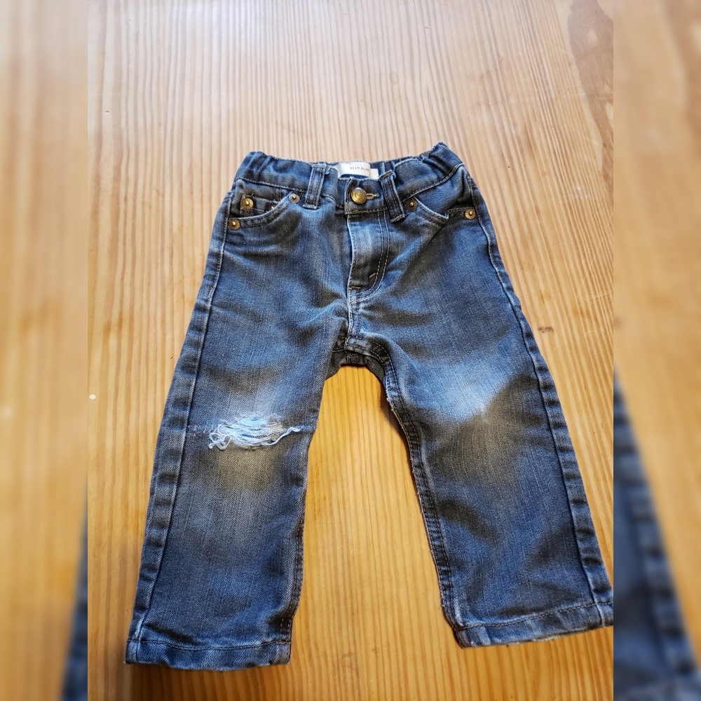Toddler distressed 511 slim Levi jeans